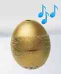 Golden-Ei. Die singende Eier-Uhr