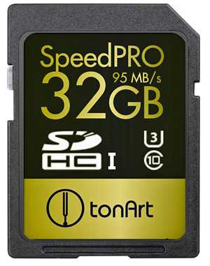 TonArt 32GB. SpeedPRO 95 MB/s. 